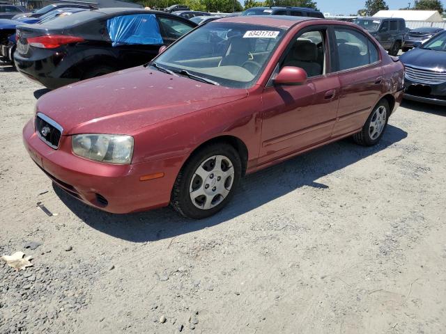 KMHDN45D33U602423 - 2003 HYUNDAI ELANTRA GLS RED photo 1