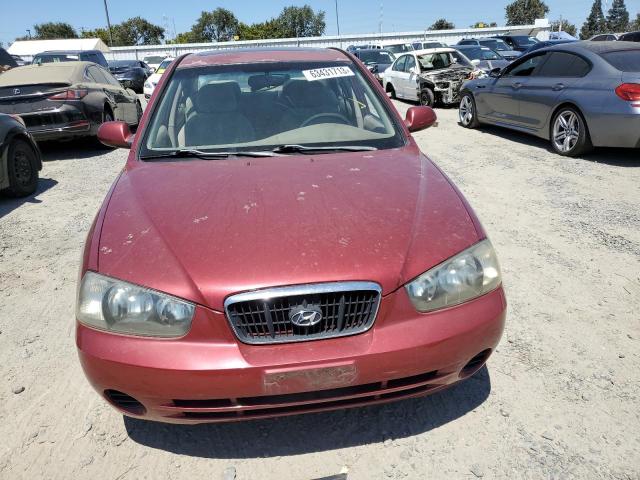 KMHDN45D33U602423 - 2003 HYUNDAI ELANTRA GLS RED photo 5