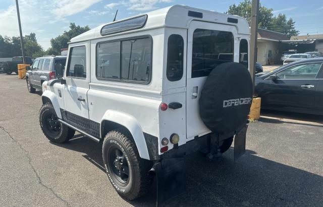 SALLDVBB7AA300498 - 1987 LAND ROVER DEFENDER WHITE photo 3