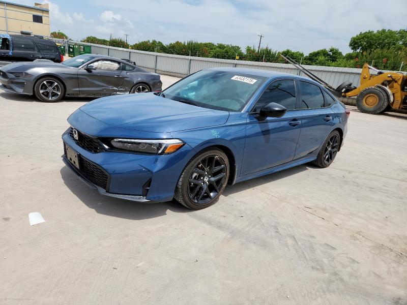 2HGFE2F56SH582583 - 2025 HONDA CIVIC SPORT BLUE photo 1