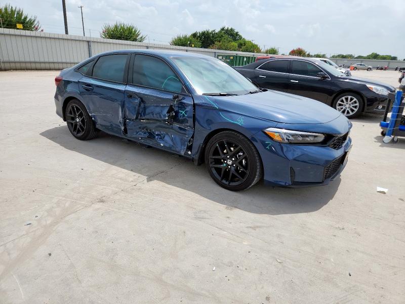 2HGFE2F56SH582583 - 2025 HONDA CIVIC SPORT BLUE photo 4