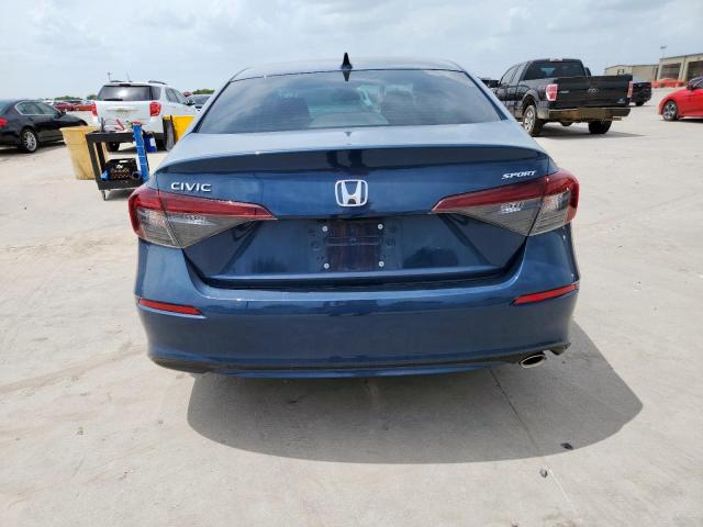 2HGFE2F56SH582583 - 2025 HONDA CIVIC SPORT BLUE photo 6