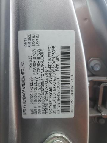 5J8TB4H32HL038421 - 2017 ACURA RDX SILVER photo 13