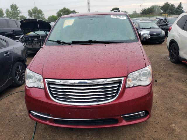 2C4RC1GG5FR726801 - 2015 CHRYSLER TOWN & COU LIMITED PLATINUM RED photo 5