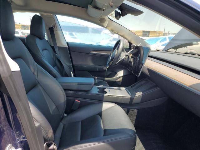 5YJ3E1EC0NF337669 - 2022 TESLA MODEL 3 أزرق صورة 7