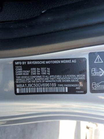 WBA1J9C50GV696169 - 2016 BMW M235XI SILVER photo 12