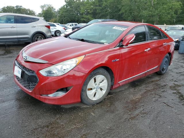 KMHEC4A49EA108832 - 2014 HYUNDAI SONATA HYBRID RED photo 1