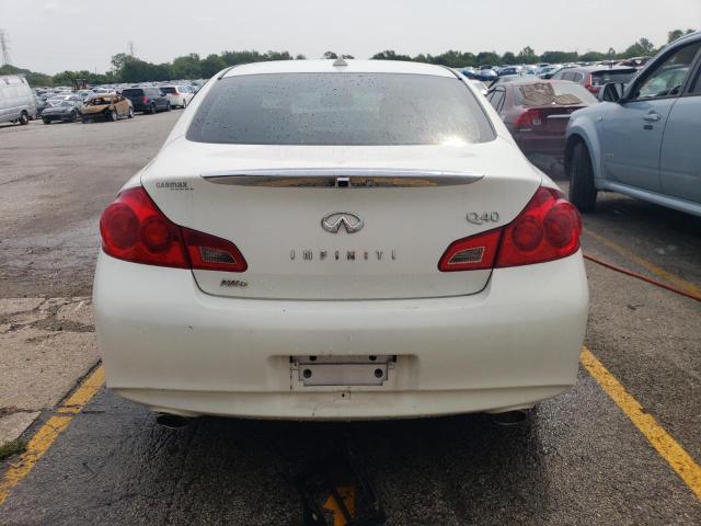 JN1CV6ARXFM521567 - 2015 INFINITI Q40 WHITE photo 6