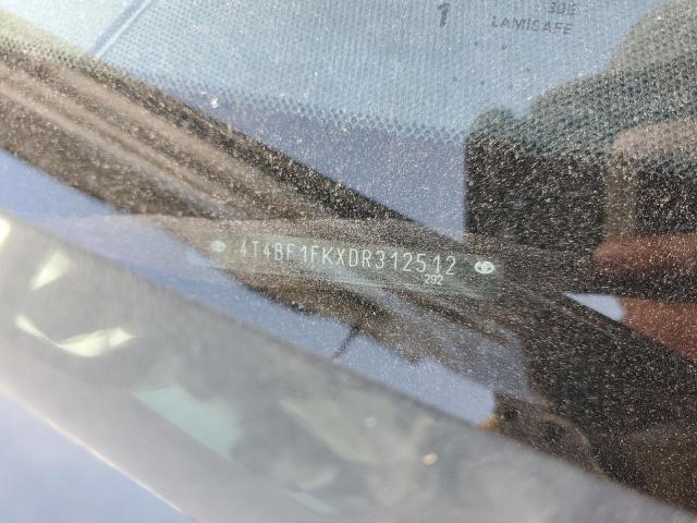 4T4BF1FKXDR312512 - 2013 TOYOTA CAMRY L GRAY photo 12