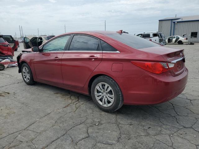 5NPEB4AC1CH356335 - 2012 HYUNDAI SONATA GLS RED photo 2