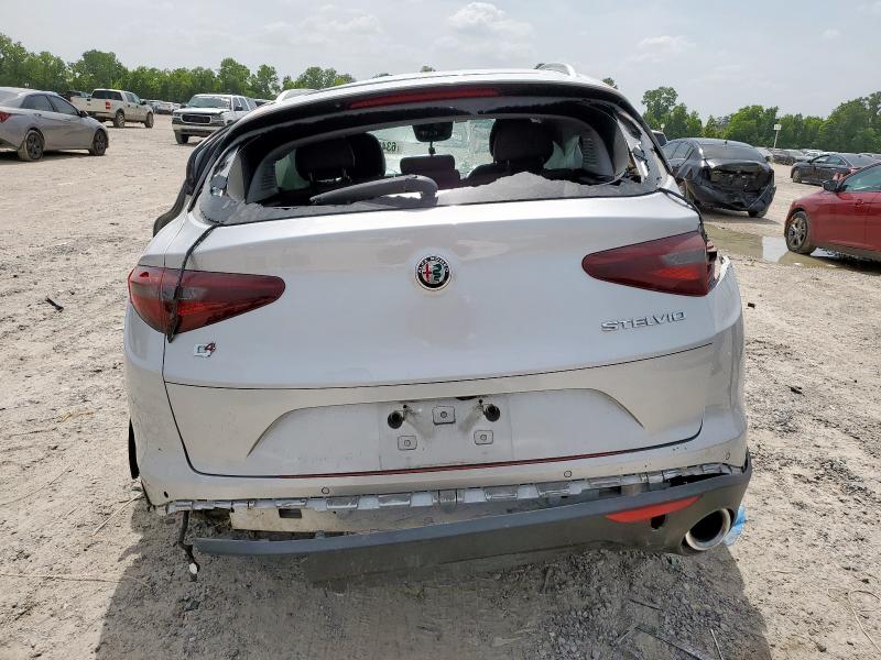 ZASFAKBN4J7C03534 - 2018 ALFA ROMEO STELVIO TI SILVER photo 6