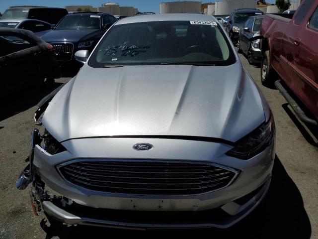 3FA6P0LU3JR170414 - 2018 FORD FUSION SE HYBRID SILVER photo 5