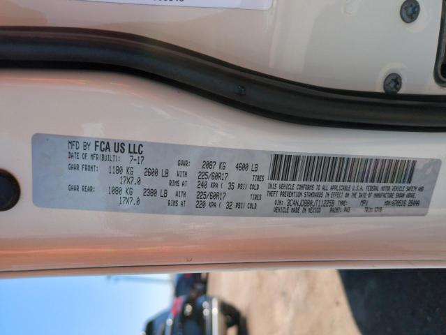 3C4NJDBB0JT112259 - 2018 JEEP COMPASS LATITUDE 白色 照片 12