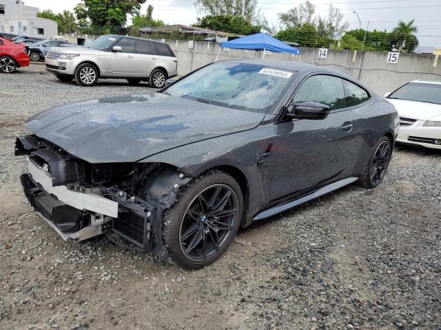 WBS43AZ07NCJ57895 - 2022 BMW M4 COMPETITION GRAY photo 1