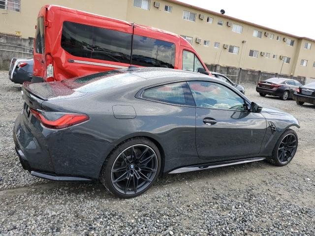 WBS43AZ07NCJ57895 - 2022 BMW M4 COMPETITION GRAY photo 3