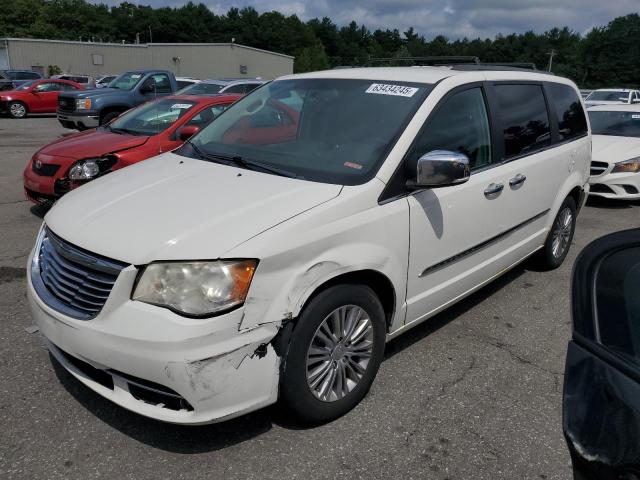 2C4RC1CG6DR645535 - 2013 CHRYSLER TOWN & COU TOURING L WHITE photo 1