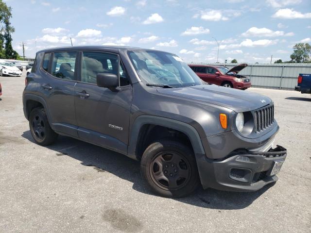 ZACCJBAB5JPG77403 - 2018 JEEP RENEGADE SPORT GRAY photo 4