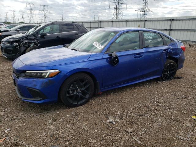 2HGFE2F59PH551531 - 2023 HONDA CIVIC SPORT BLUE photo 1