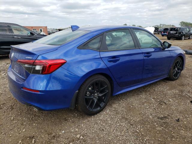 2HGFE2F59PH551531 - 2023 HONDA CIVIC SPORT BLUE photo 3