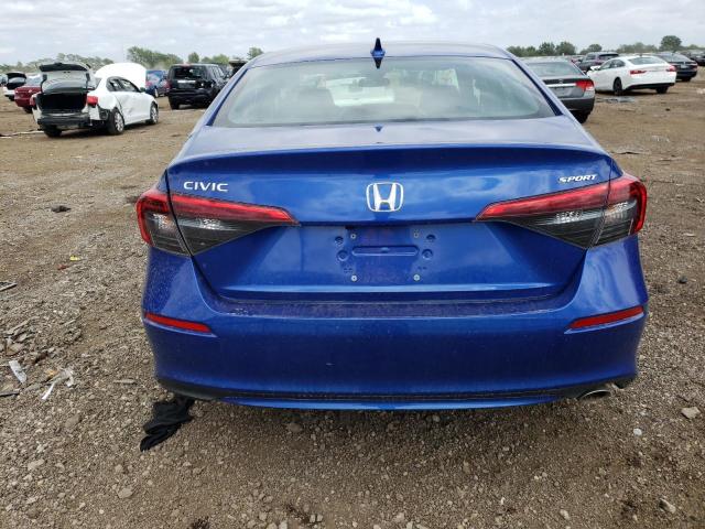 2HGFE2F59PH551531 - 2023 HONDA CIVIC SPORT BLUE photo 6