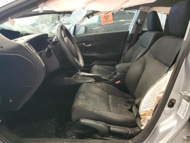 19XFB2F55EE080977 - 2014 HONDA CIVIC LX SILVER photo 7