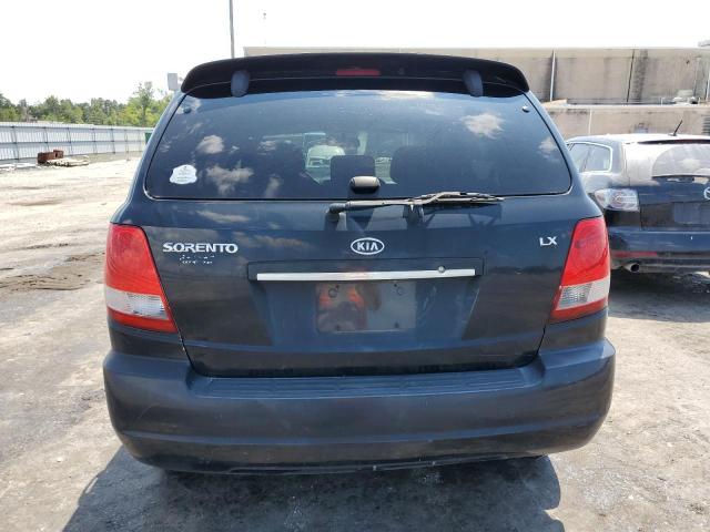 KNDJC733755439295 - 2005 KIA SORENTO EX BLACK photo 6