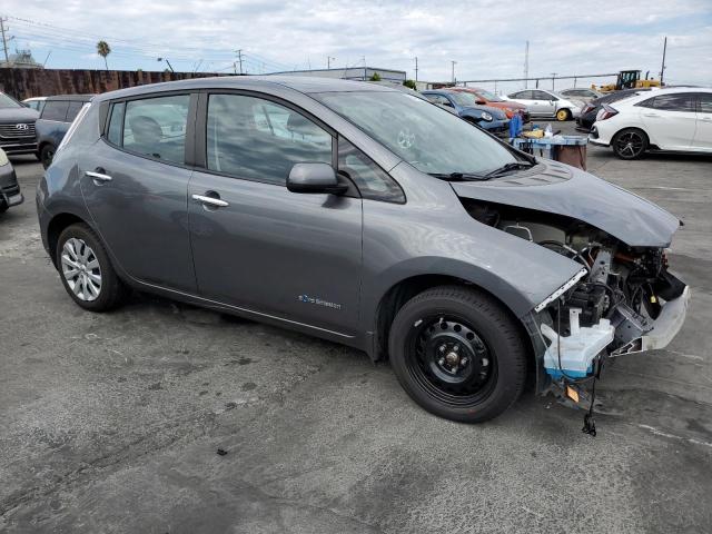 1N4BZ0CPXHC310325 - 2017 NISSAN LEAF S GRAY photo 4