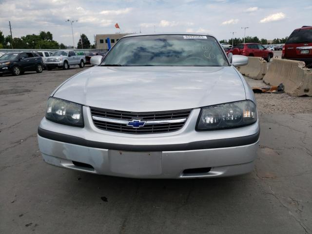 2G1WF52E849235572 - 2004 CHEVROLET IMPALA SILVER photo 5