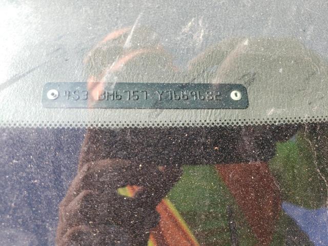 4S3BH6757Y7669682 - 2000 SUBARU LEGACY OUTBACK AWP 栗色 照片 12