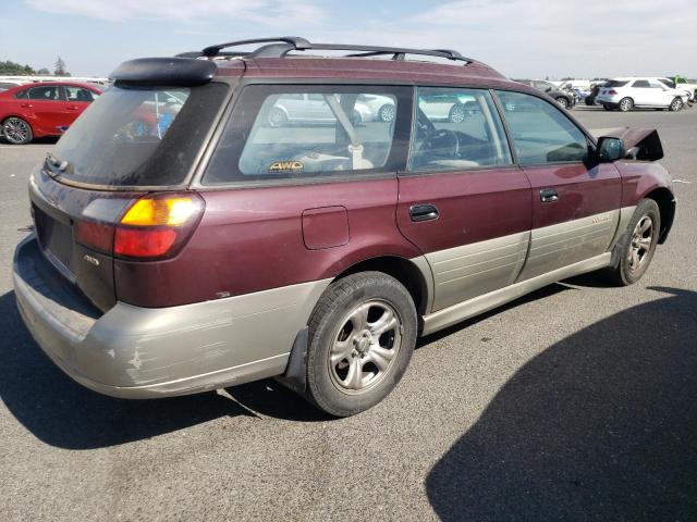 4S3BH6757Y7669682 - 2000 SUBARU LEGACY OUTBACK AWP 栗色 照片 3