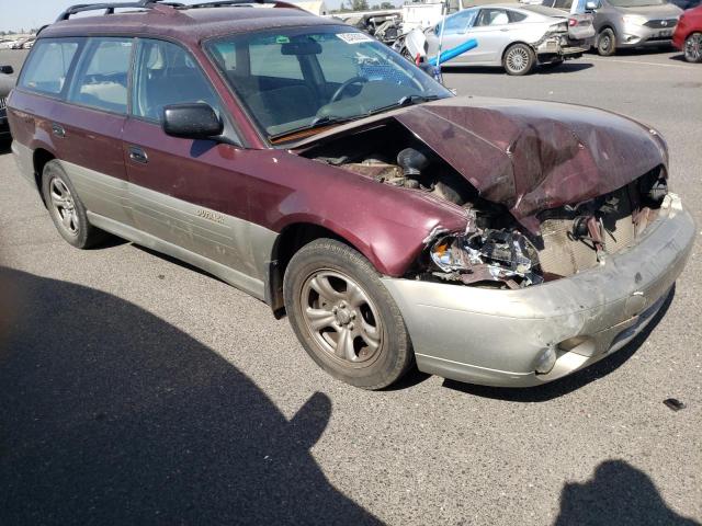 4S3BH6757Y7669682 - 2000 SUBARU LEGACY OUTBACK AWP 栗色 照片 4