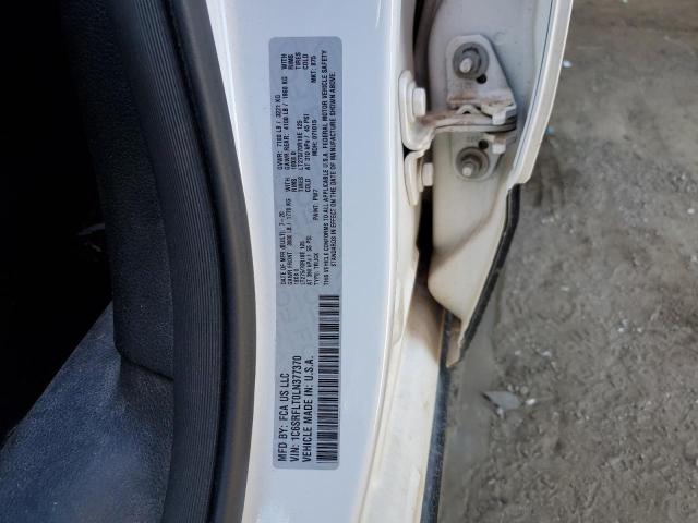 1C6SRFLT0LN377370 - 2020 RAM 1500 REBEL WHITE photo 12