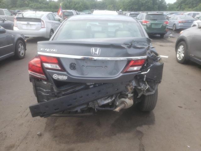 19XFB2F50DE248958 - 2013 HONDA CIVIC LX SILVER photo 6