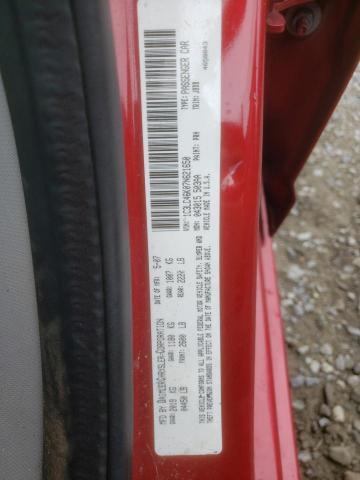 1C3LC46K07N621650 - 2007 CHRYSLER SEBRING RED photo 13