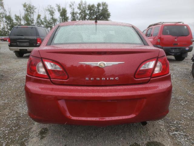 1C3LC46K07N621650 - 2007 CHRYSLER SEBRING RED photo 6