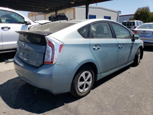 JTDKN3DU3F1968251 - 2015 TOYOTA PRIUS SILVER photo 3