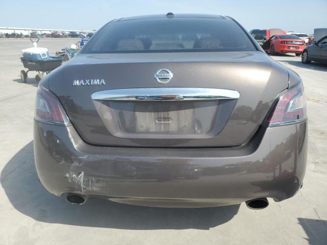 1N4AA5AP9EC496468 - 2014 NISSAN MAXIMA S BROWN photo 6