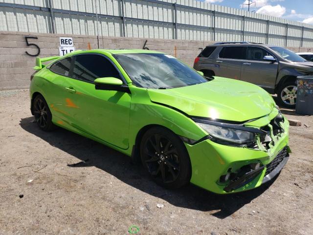 2HGFC3A51JH755492 - 2018 HONDA CIVIC SI GREEN photo 4