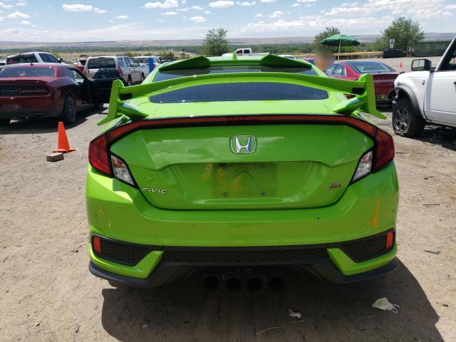 2HGFC3A51JH755492 - 2018 HONDA CIVIC SI GREEN photo 6