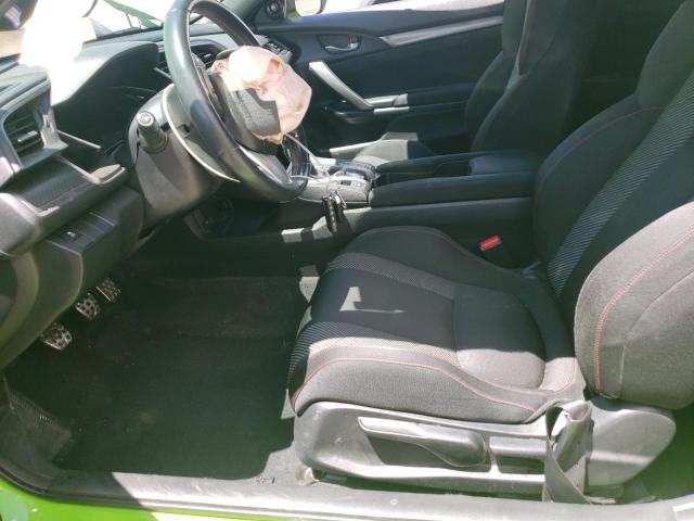2HGFC3A51JH755492 - 2018 HONDA CIVIC SI GREEN photo 7