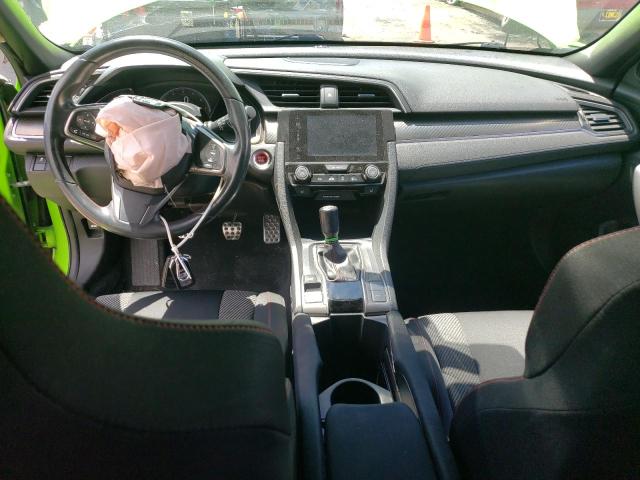 2HGFC3A51JH755492 - 2018 HONDA CIVIC SI GREEN photo 8
