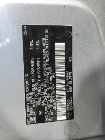 JTLZE4FEXEJ059226 - 2014 TOYOTA SCION XB 银色 照片 12