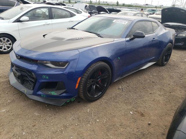 1G1FK1R62M0106059 - 2021 CHEVROLET CAMARO ZL1 蓝色 照片 1