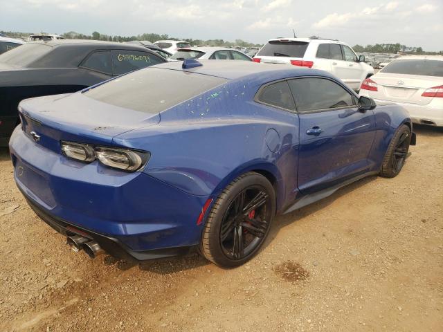 1G1FK1R62M0106059 - 2021 CHEVROLET CAMARO ZL1 蓝色 照片 3