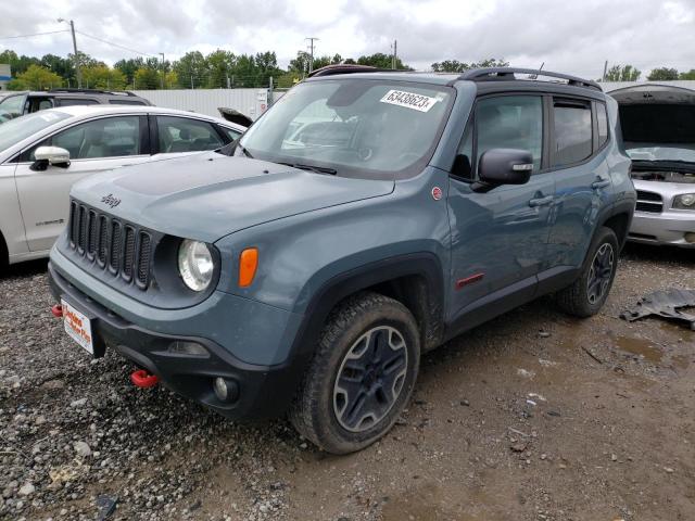 ZACCJBCT6FPB86884 - 2015 JEEP RENEGADE TRAILHAWK GRAY photo 1