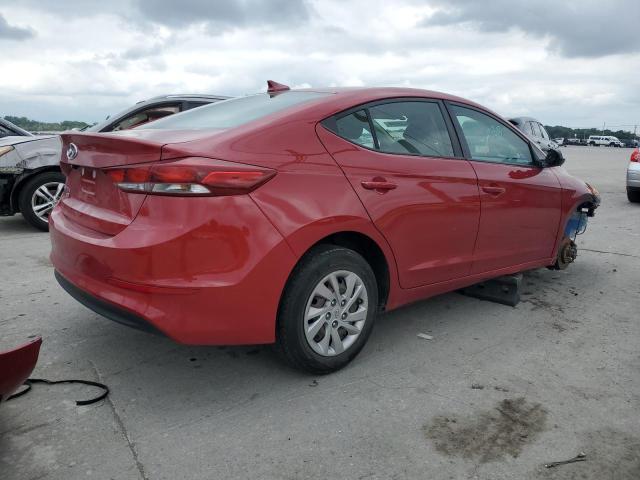 KMHD74LF0HU123902 - 2017 HYUNDAI ELANTRA SE RED photo 3