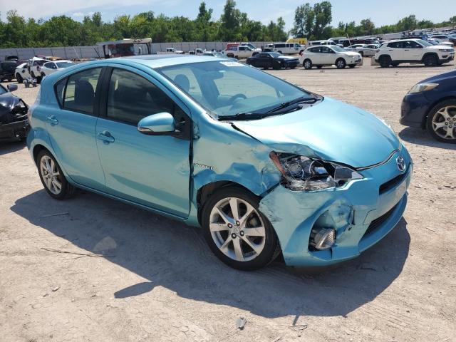 JTDKDTB37E1084454 - 2014 TOYOTA PRIUS C TEAL photo 4