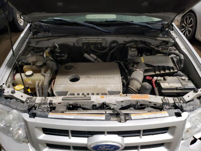 1FMCU5K36BKA98511 - 2011 FORD ESCAPE HYBRID SILVER photo 11