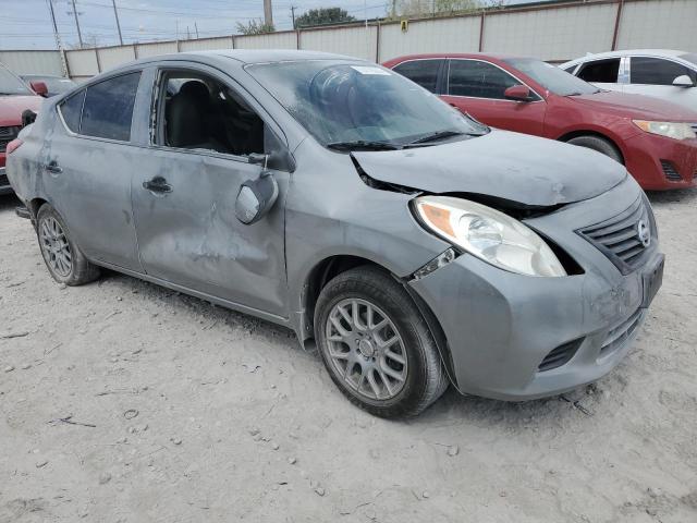 3N1CN7AP5EL800051 - 2014 NISSAN VERSA S GRAY photo 4