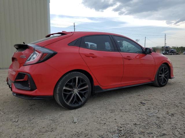 SHHFK7H91LU204312 - 2020 HONDA CIVIC SPORT TOURING RED photo 3